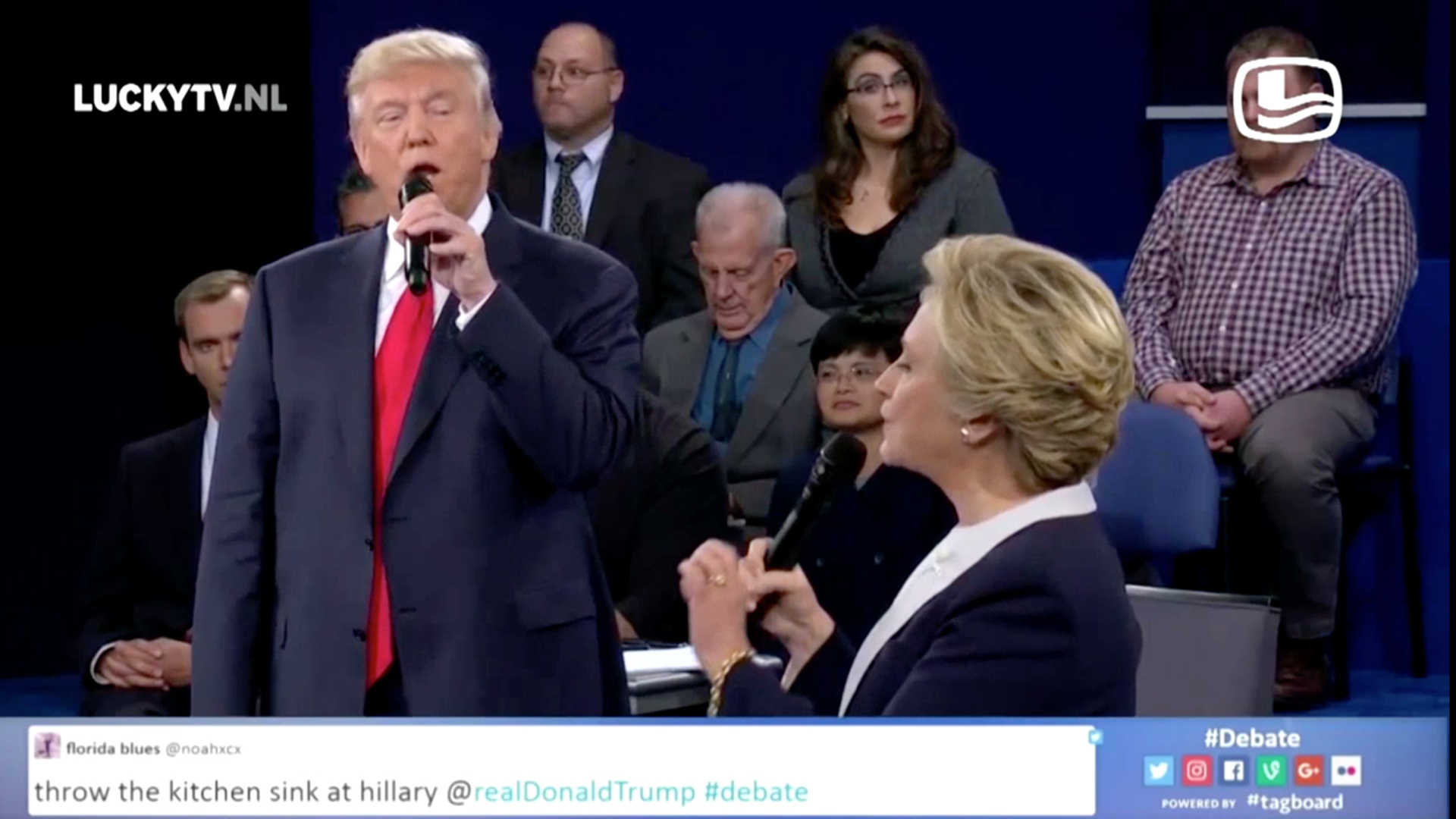 Tumb Duet Clinton en Trump