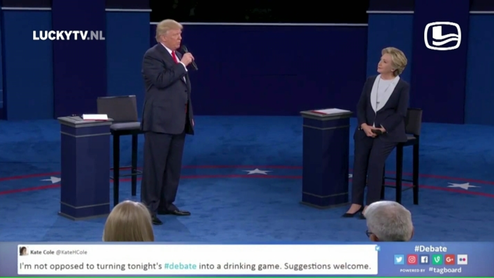 Duet Trump Clinton