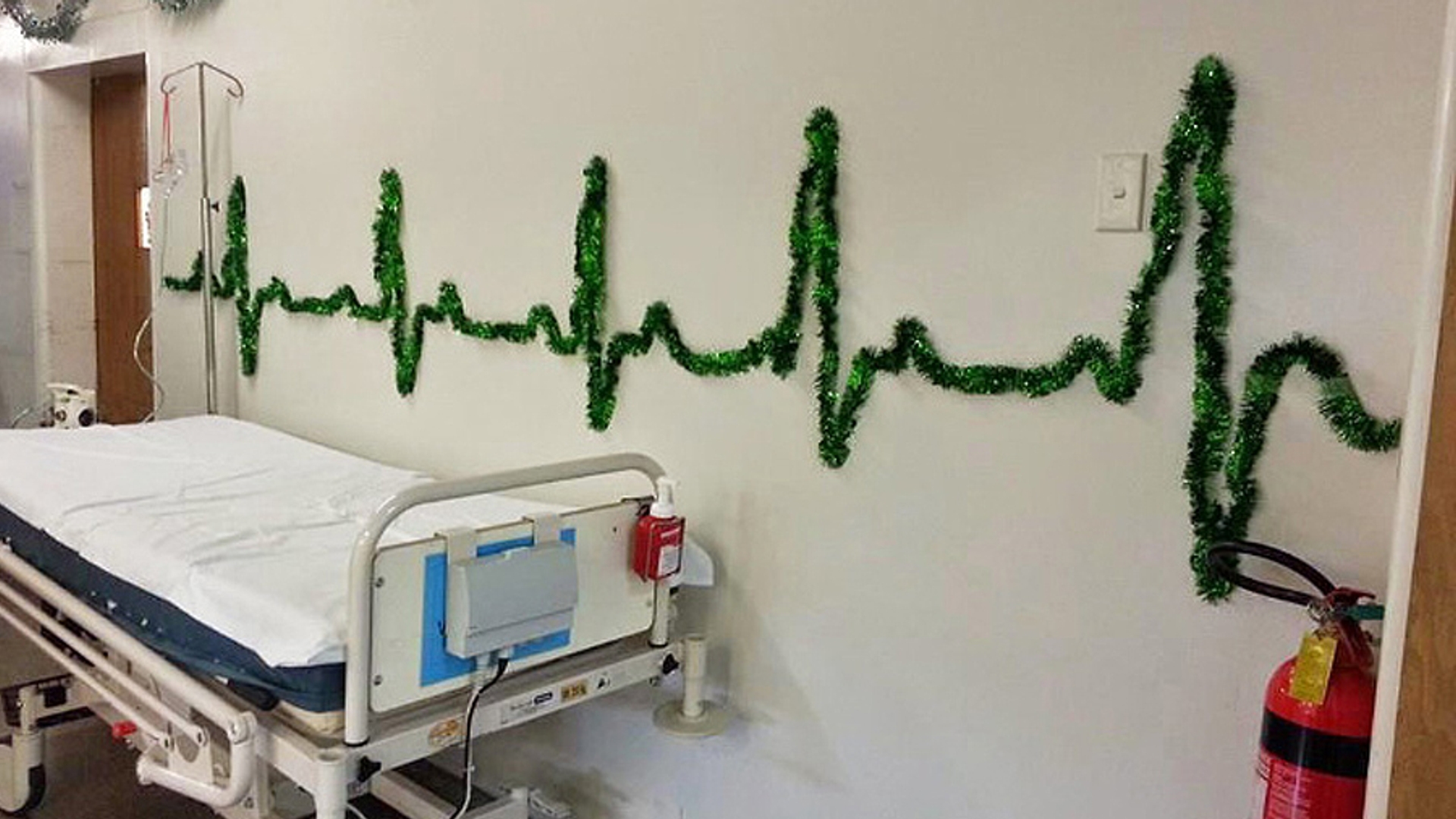 WDD ziekenhuis kerst versiering