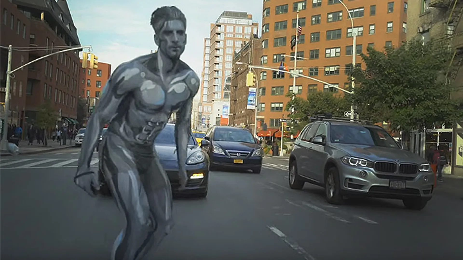 Afbeelding van Web Draait Door: Silver Surfer tijdens Halloween