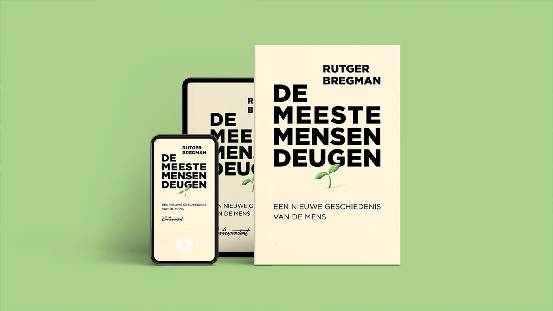 Boek: De Meeste mensen Deugen - Rutger Bregman - De Wereld Draait Door