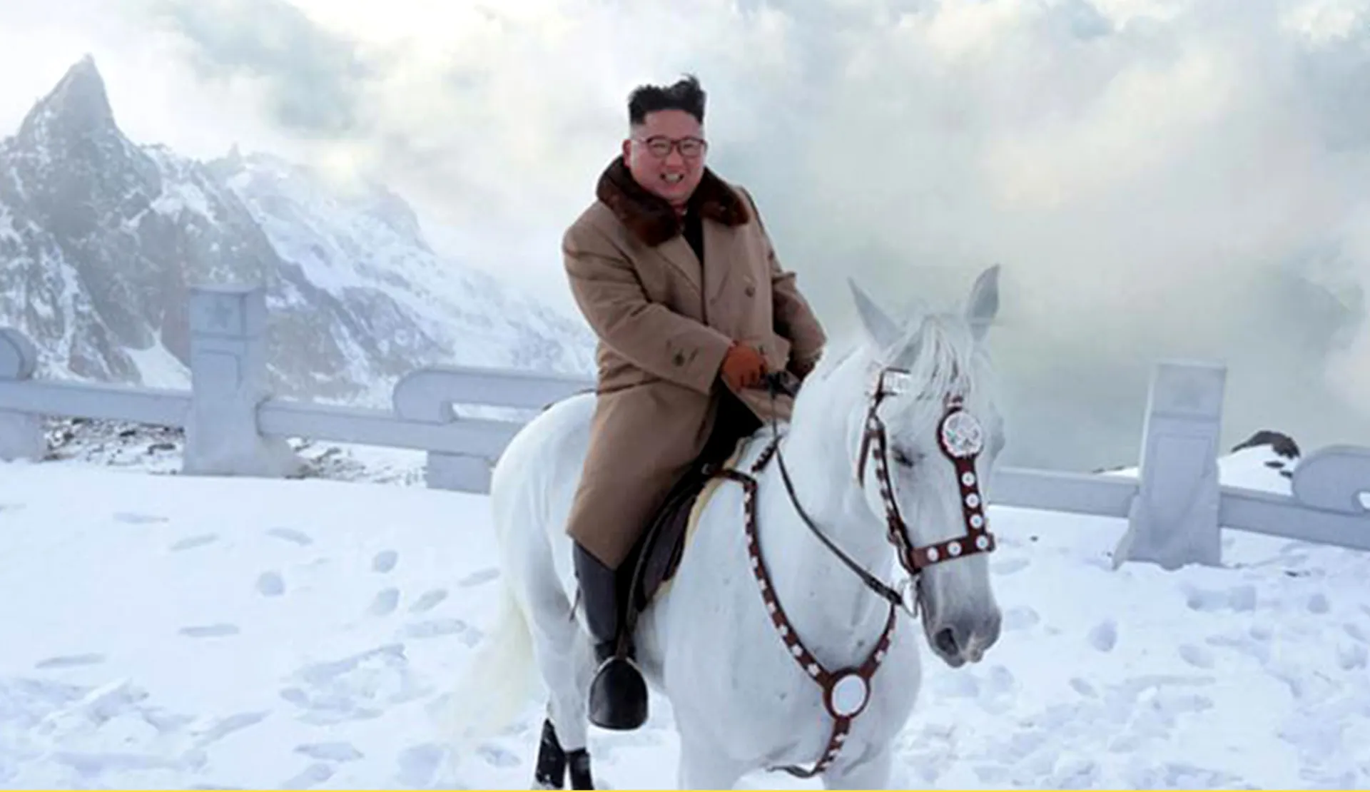 Afbeelding van Web Draait Door: Kim Jong Un is prins op het witte paard