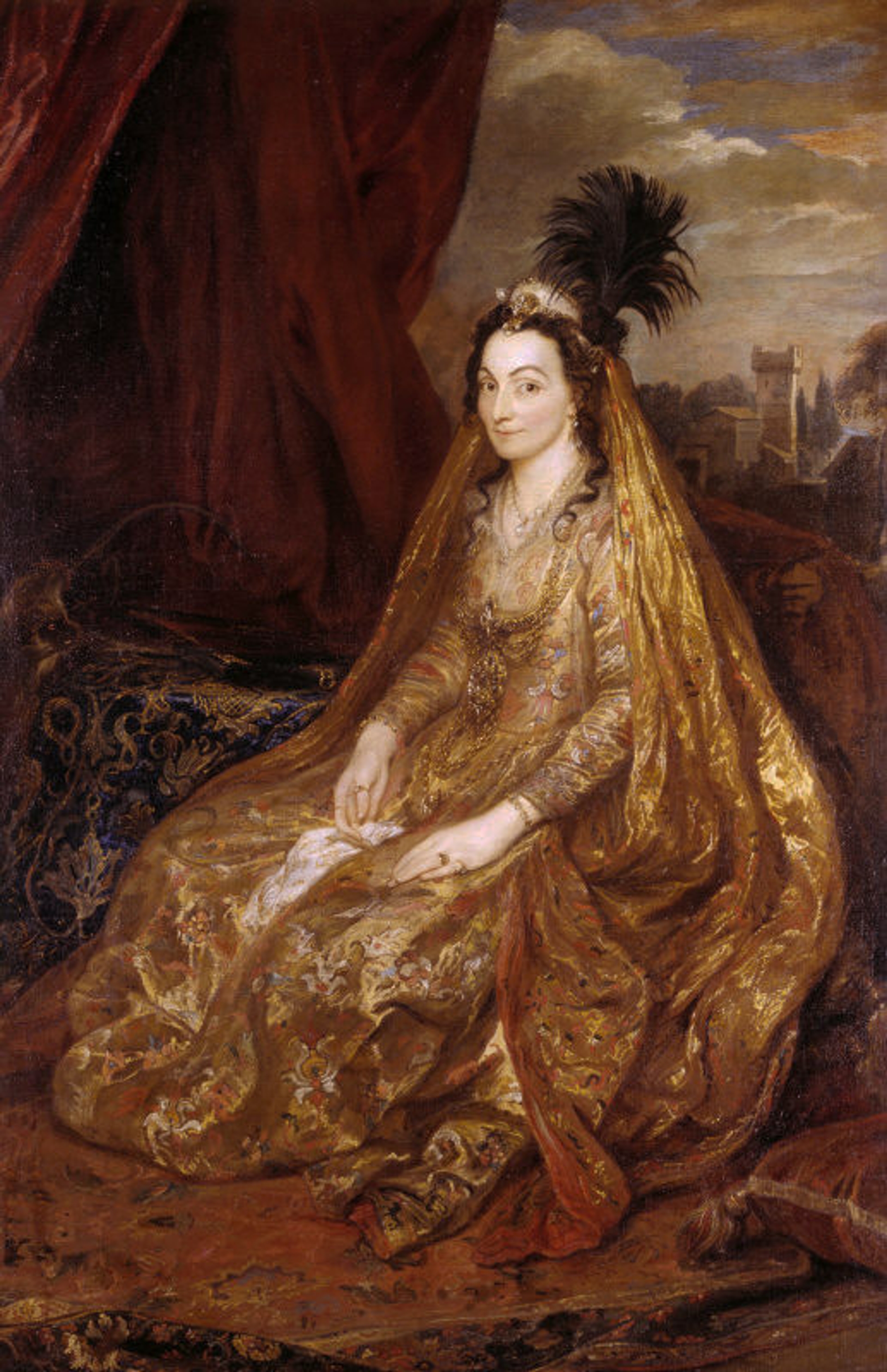 Lady Shirley by Anthony van Dyck, c. 1622