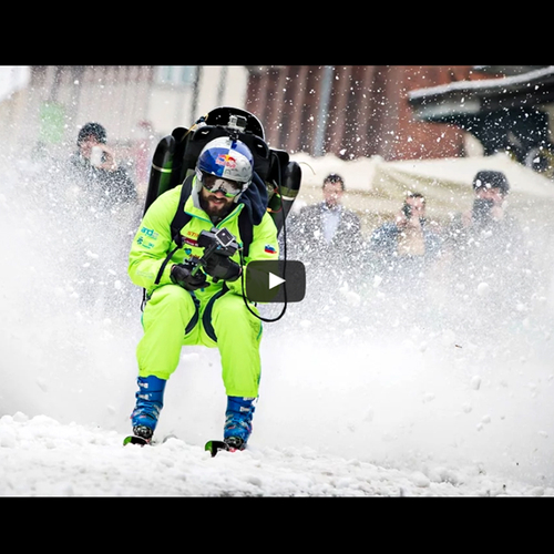 Web Draait Door: Jetpack Skiing!