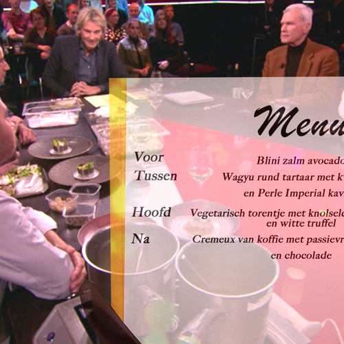 De recepten voor het inclusieve DWDD Kerstmenu!