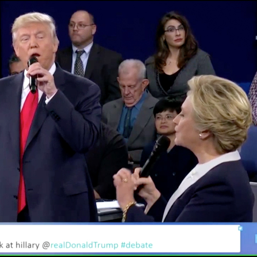 LuckyTV Vintage: Duetten Clinton en Trump