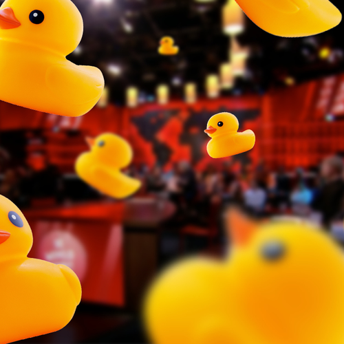 Thijs verstopte jarenlang stiekem eendjes in het decor van DWDD