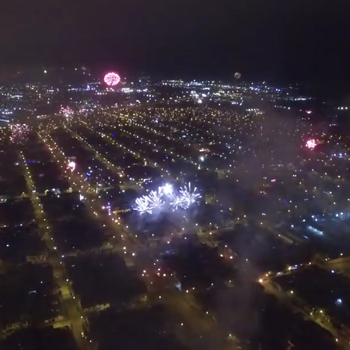 Web Draait Door: vuurwerk in Lima