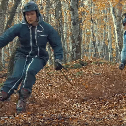 Web Draait Door: Skiën op herfstbladeren