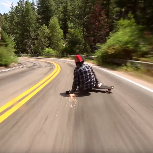 Web Draait Door: 110 op je skateboard, zonder beschermers