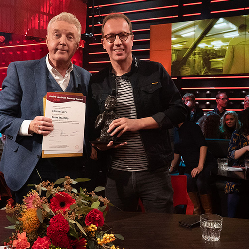 Edwin Evers wint André van Duin Comedy Award 2018!