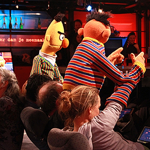 #TBT Bert & Ernie achter de schermen bij DWDD!
