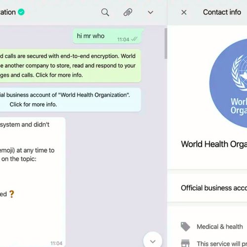 Afbeelding van WHO bestrijdt misinformatie coronavirus met eigen Whatsapp-chatbot